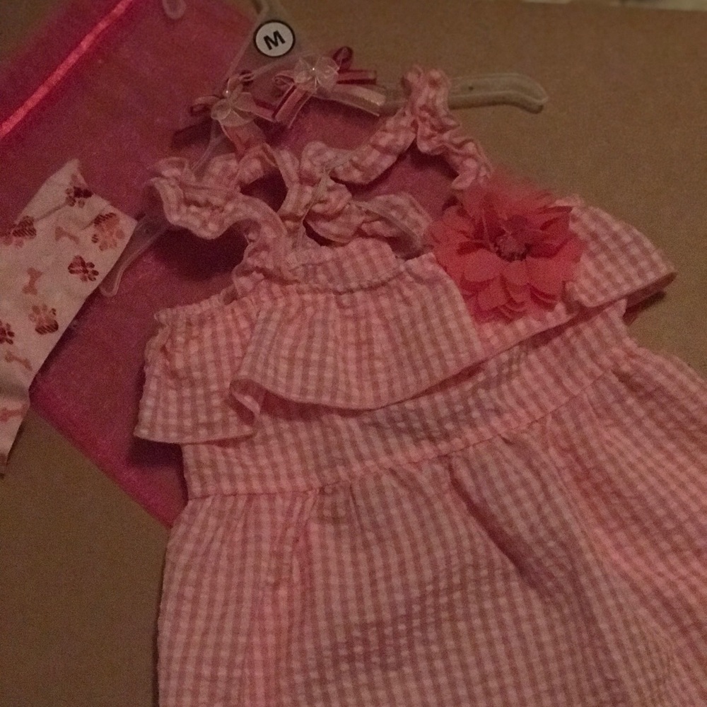 Fur baby diva pink dress